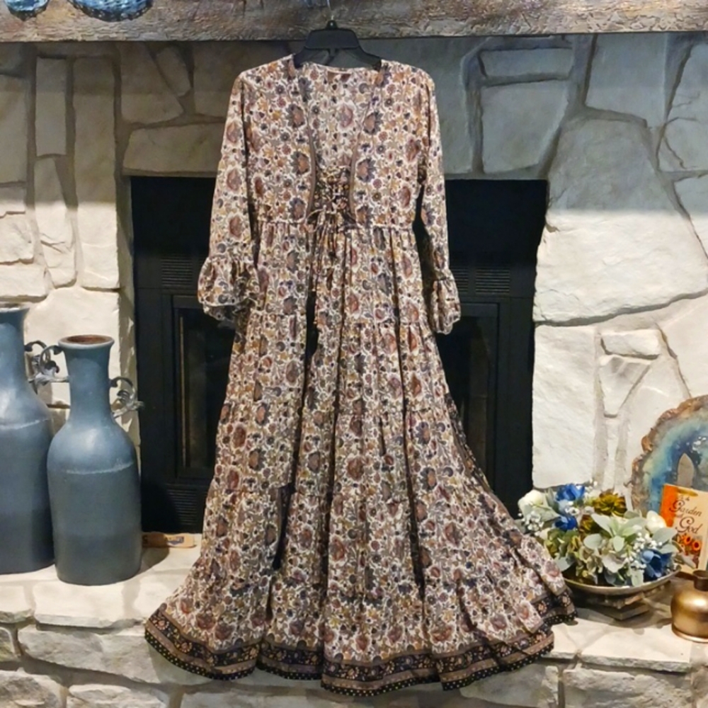 Anthropologie Boemo Maxie Dress Sz LP